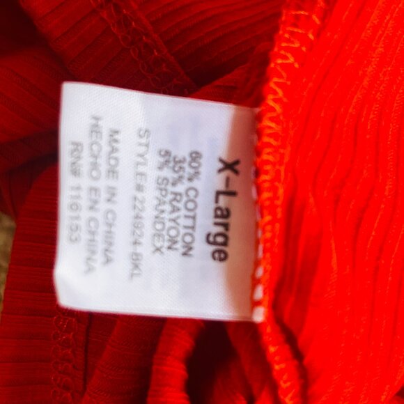 Willow and Root Ribbed Ruffle Tank XL NWT - Picture 3 of 4